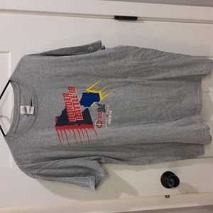 Minnesota Twins Milwaukee Brewers Border Battle Gray Tshirt XL Baseball MLB New!